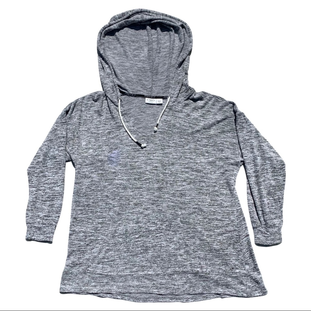 Cato Woman 3/4 Sleeve Hooded Shirt